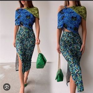 Zara Floral Print Dress